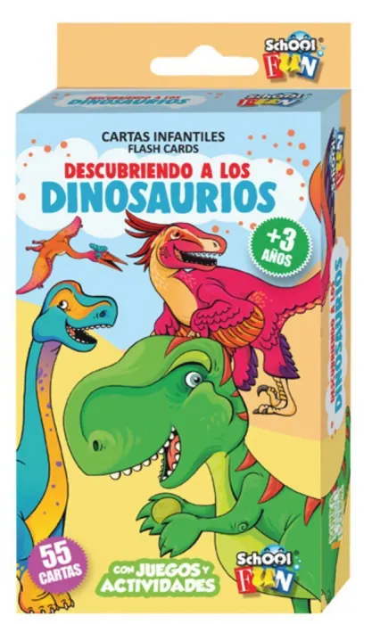 Descubriendo a los Dinosaurios - Cartas Infantiles (Caja)