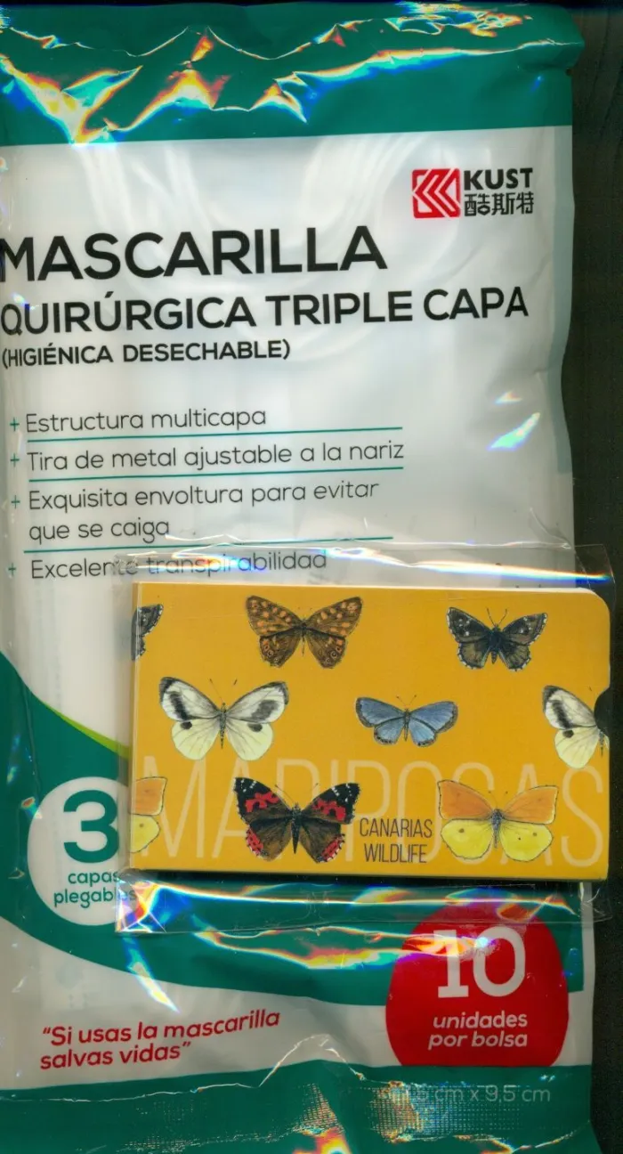 Pack Mascarilla Quirurgica Triple Capa (10 Unidades