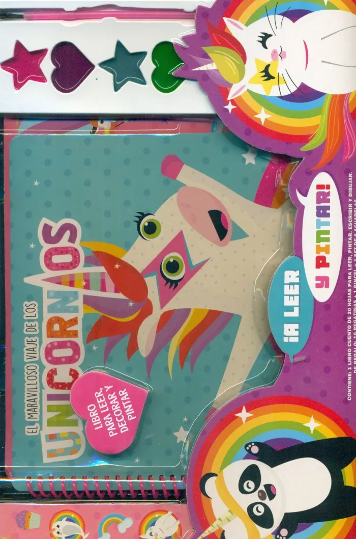 A Leer y Pintar. El Maravilloso Viaje de los Unicornios
