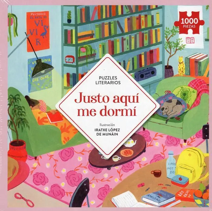 Puzzle Literario - Justo Aqui me Dormi (Caja)