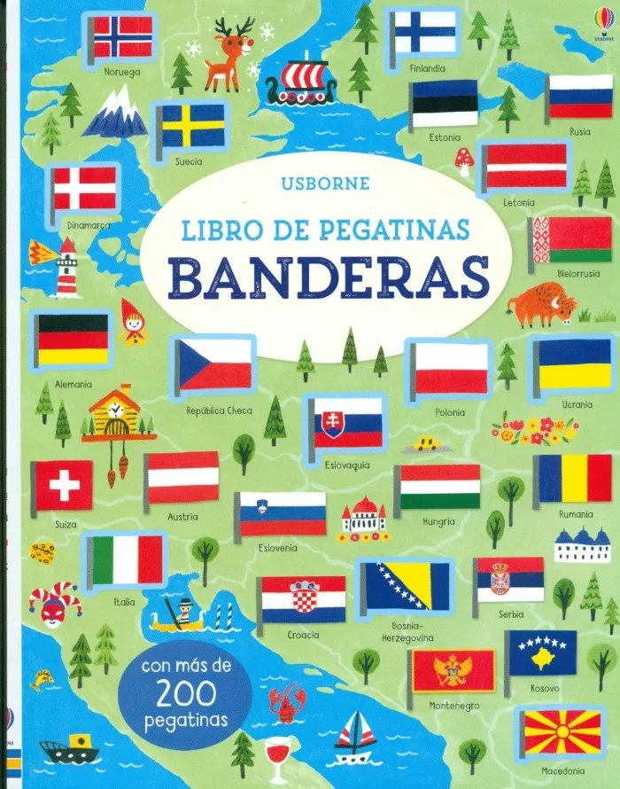 Banderas - Libros de Pegatinas