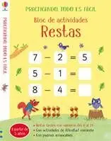Bloc de Actividades Restas. Practicando Todo Es Fácil