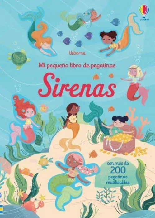 Sirenas - mi Pequeño Libro de Pegatinas