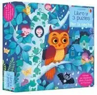 Por la Noche. Libro y 3 Puzles (Caja)