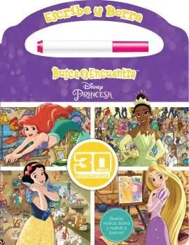 Escribe y Borra. Busca y Encuentra. Princesa