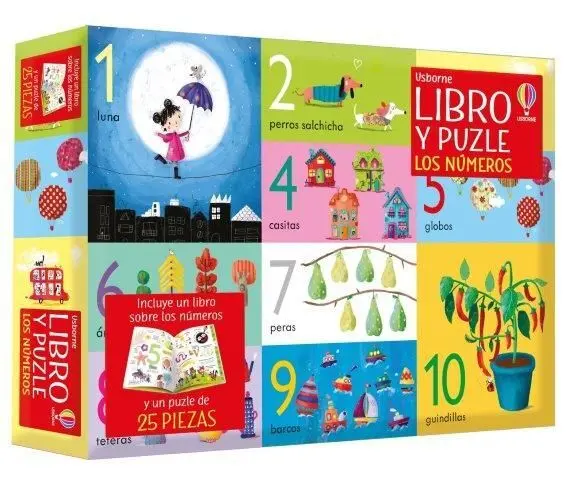 Los Números. Libro y Puzle (Caja)
