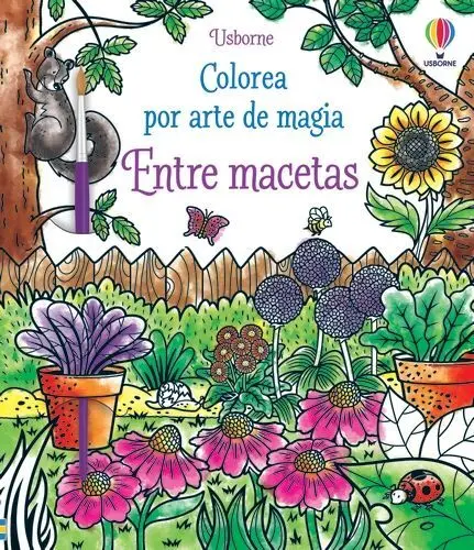 Entre Macetas. Colorea por Arte de Magia