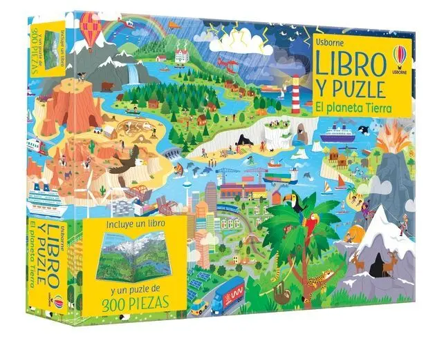El Planeta Tierra. Libro y Puzzle 300 Piezas (Caja)
