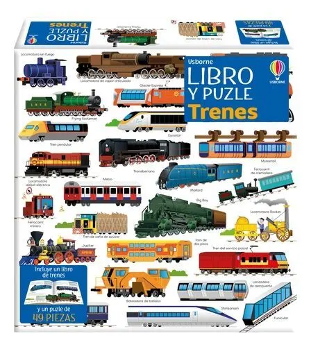 Trenes. Libro Puzle (Caja)