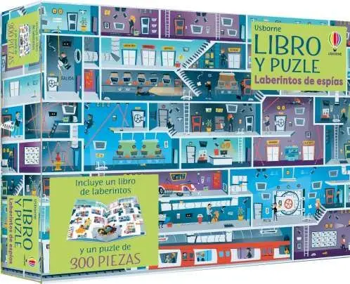Laberintos de Espías. Libro y Puzle (Caja)