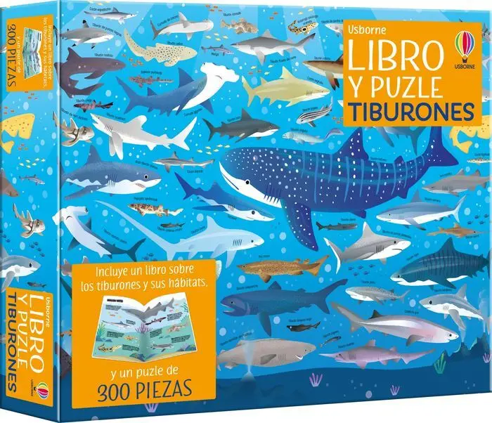 Tiburones. Libro y Puzle (Caja)