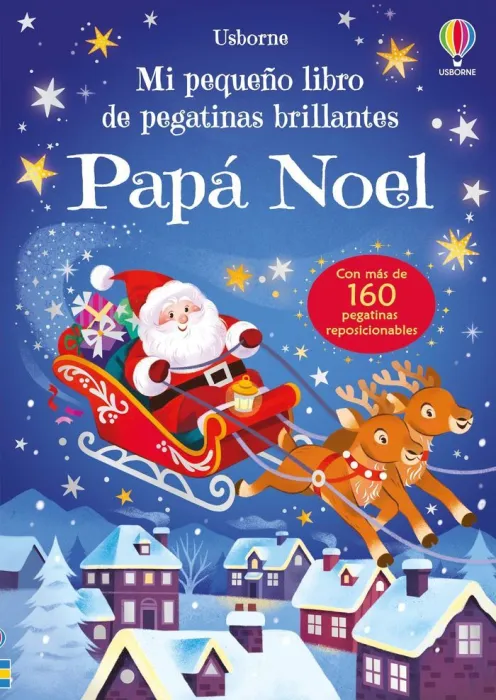 Papá Noel - mi Pequeño Libro de Pegatinas Brillantes