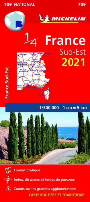 Mapa 709 France Sud-Est 2021
