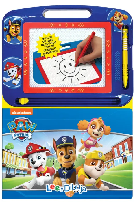Paw Patrol. Lee y Dibuja (Libro+Pizarra Magnética)