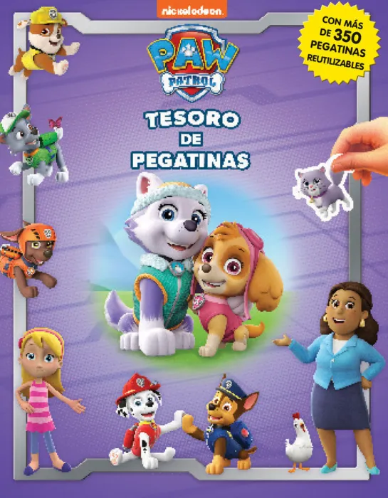 Paw Patrol Girls. Tesoro de Pegatinas