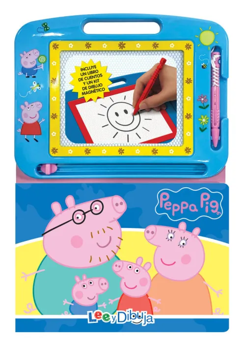 Peppa Pig. Lee y Dibuja (Libro+ Pizarra Magnetica)