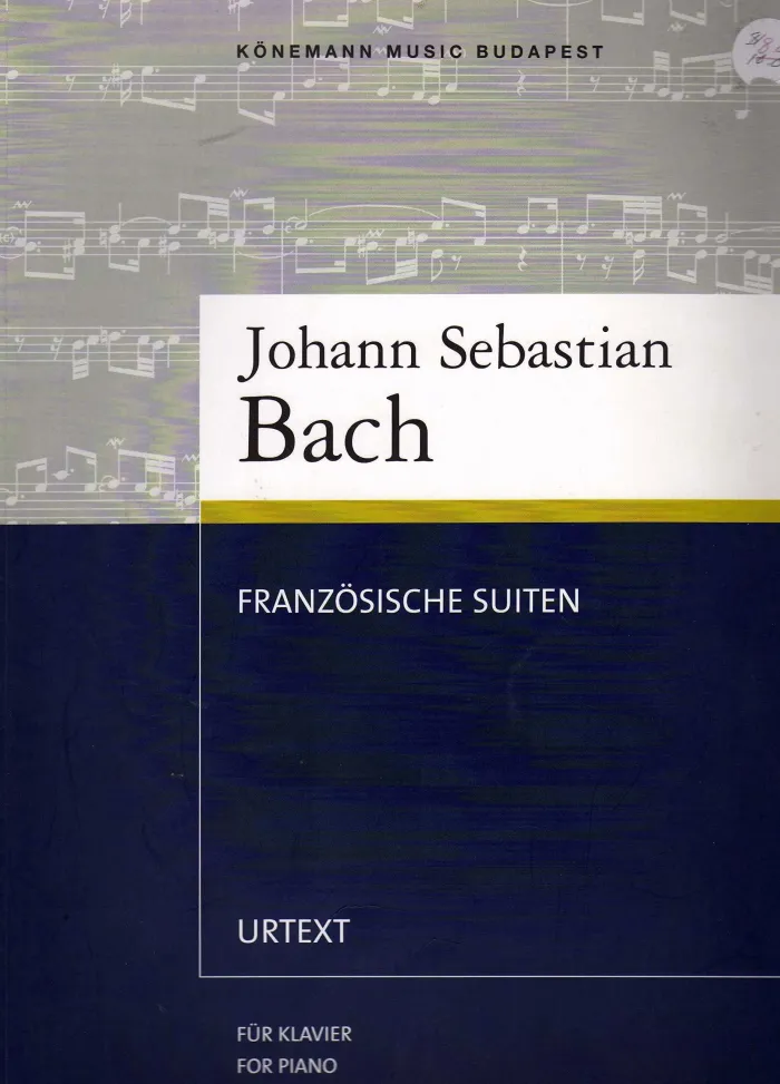 Franzosische Suiten para Piano - J. s. Bach (Urtext)