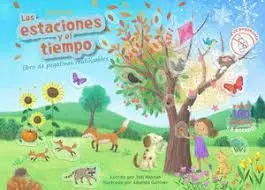 Las Estaciones y el Tiempo. Pegatinas Reutilizable
