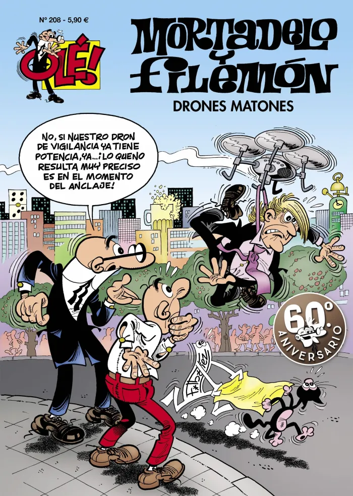 Olé Mortadelo N. 208 Drones Matones