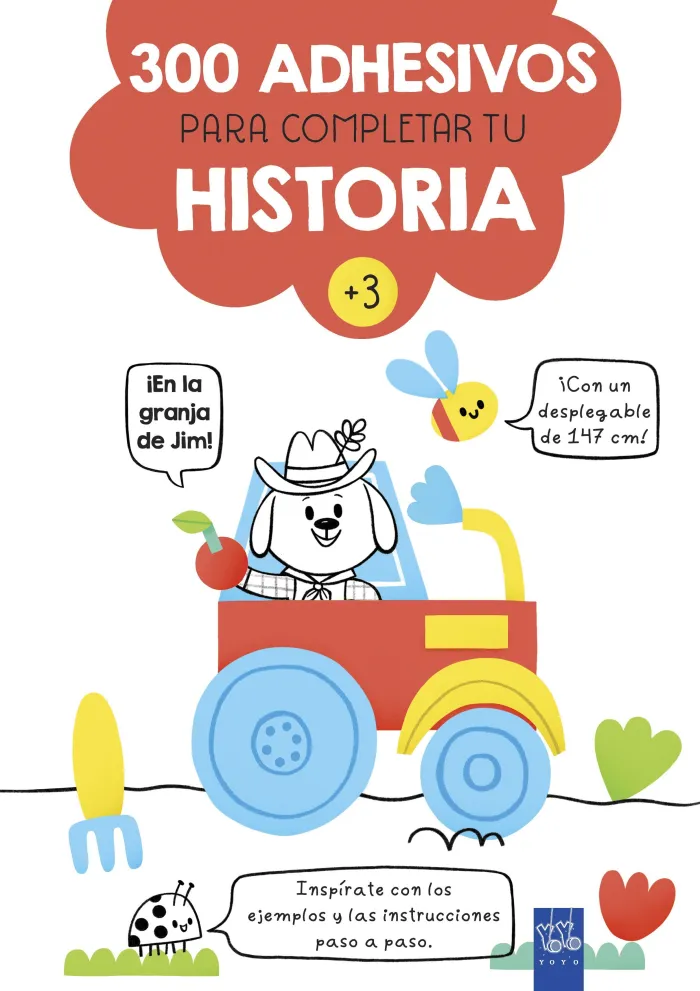 En la Granja de Jim! 300 Adhesivos para Completar tu Historia