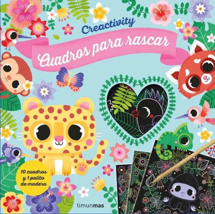 Creactivity. Animales Monísimos. Cuadros para Rascar