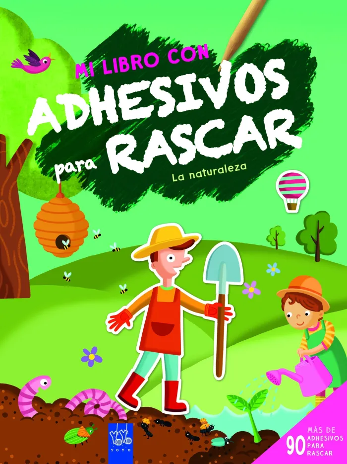 La Naturaleza. Mi Libro con Adhesivos para Rascar