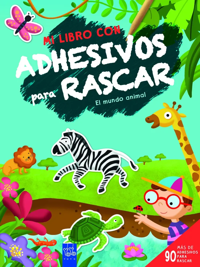 El Mundo Animal. Mi Libro con Adhesivos para Rascar