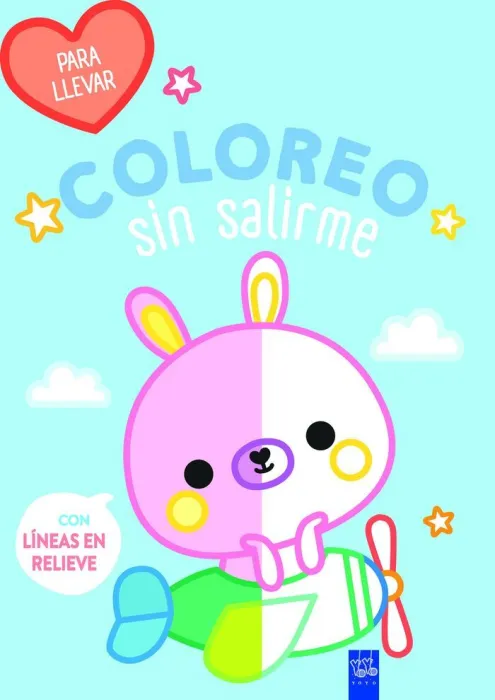 Coloreo sin Salirme. Conejo