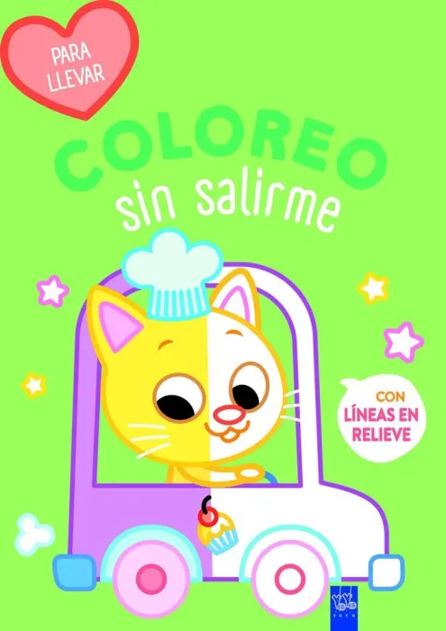 Coloreo sin Salirme. Gato
