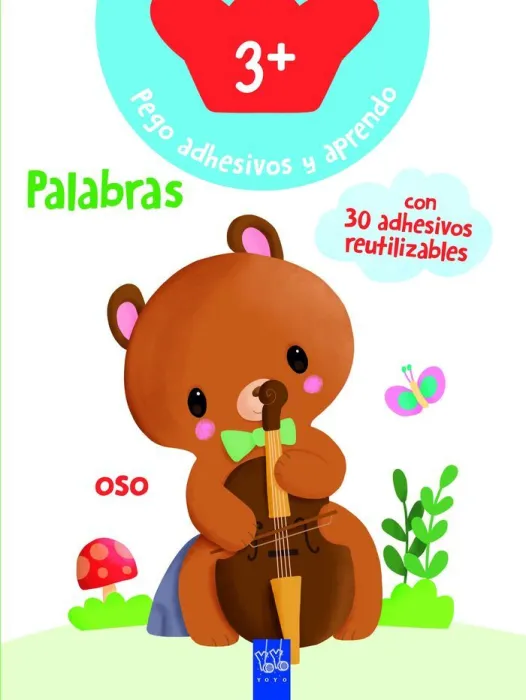 Colores +3 Pego Adhesivos y Aprendo