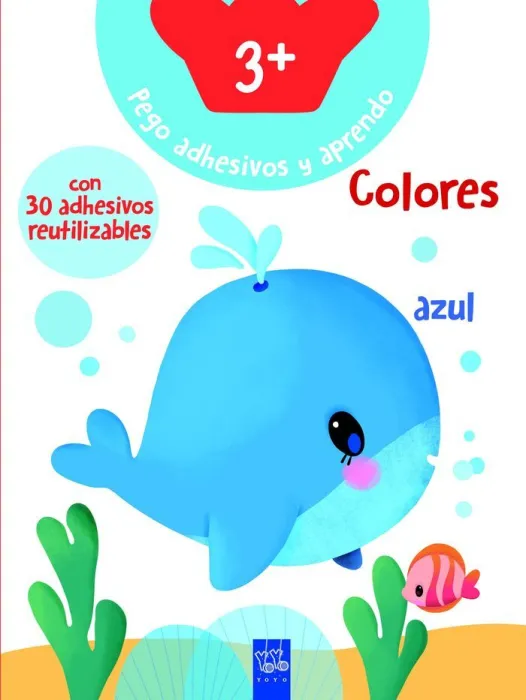 Números +3 Pego Adhesivos y Aprendo
