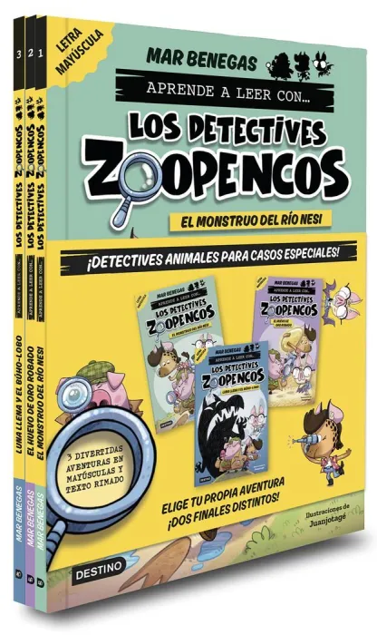Pack - Aprende a Leer con... los Detectives Zoopencos 1-3. Elige tu Historia