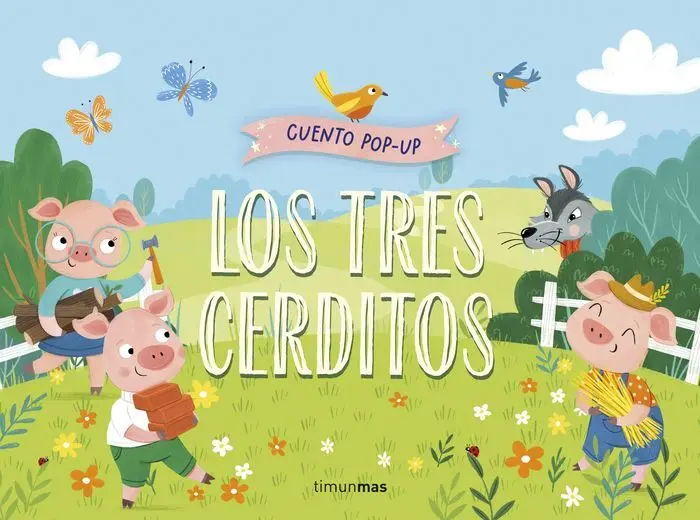 Los Tres Cerditos. Cuento Pop-Up