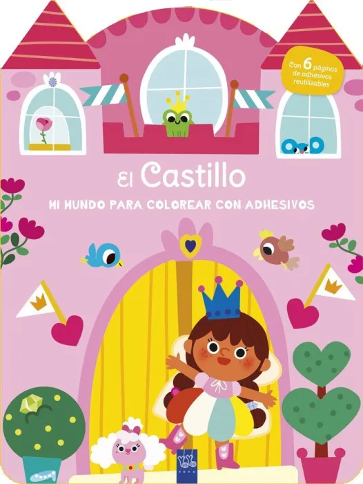 El Castillo. Mi Mundo para Colorear con Adhesivos