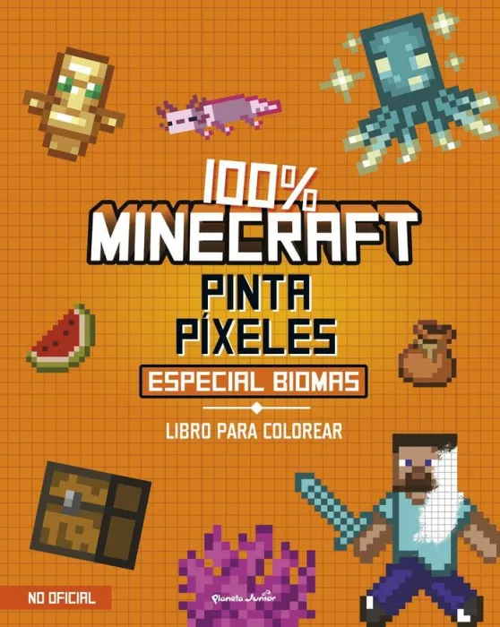 100 Minecraft. Pinta Píxeles. Especial Biomas