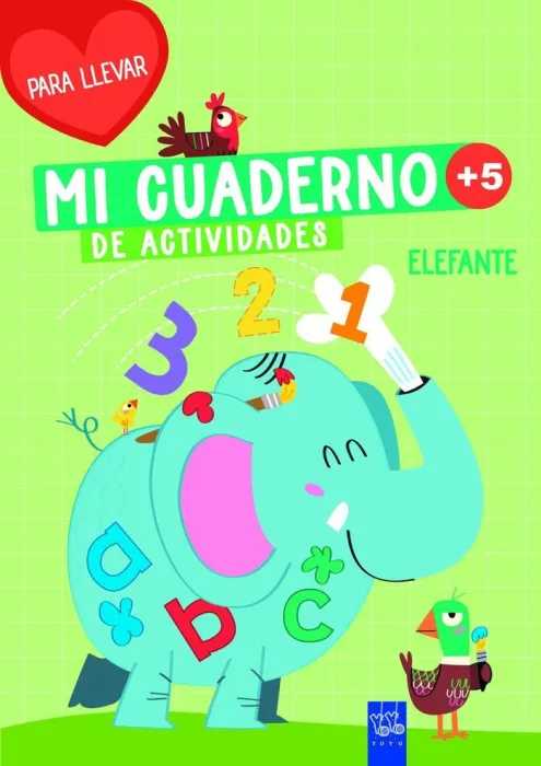 Mi Cuaderno de Actividades para Llevar. Elefante+5