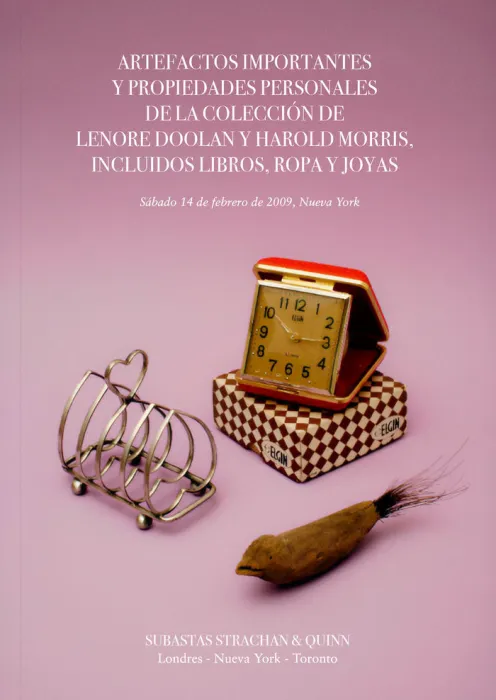 Artefactos Importantes y Propiedades Personales de la Colección de Lenore Doolan y Harold Morris, Incluidos Libros, Ropa y Joyas