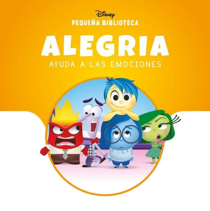 Alegría Ayuda a las Emociones. Pequeña Biblioteca Disney.