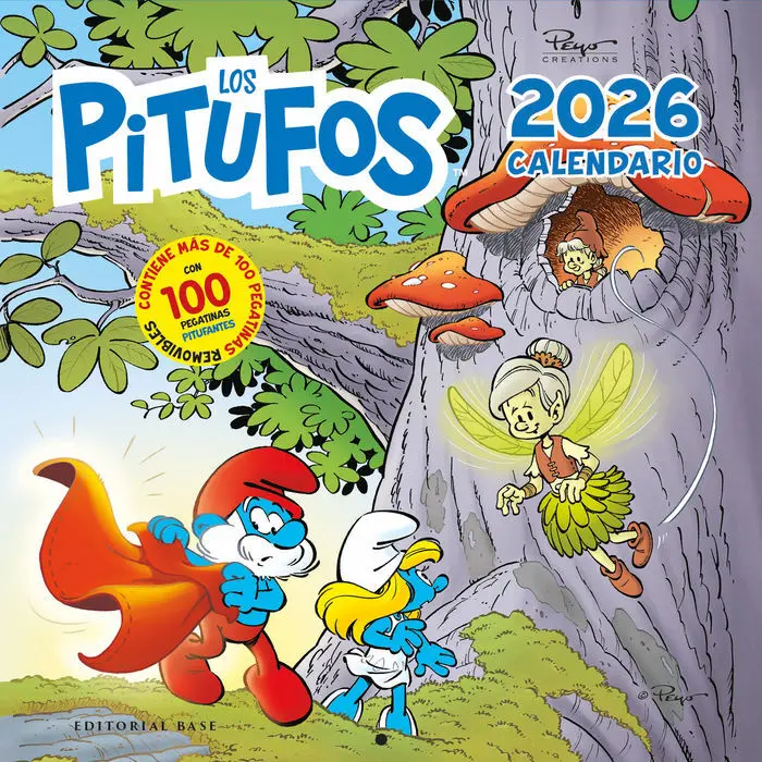 Calendario los Pitufos 2026
