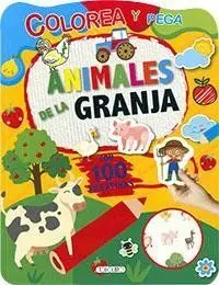 Animales de la Granja. Colorea y Pega