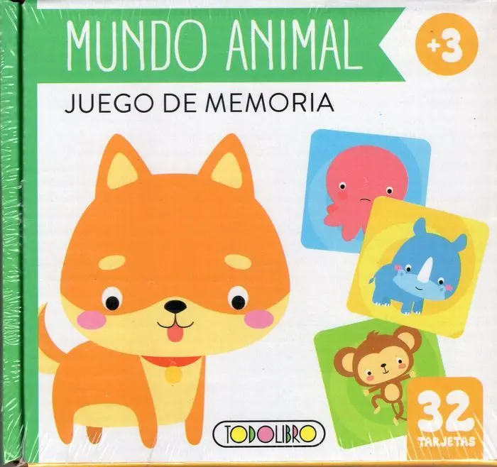 Juego de Memoria. Mundo Animal (Caja)