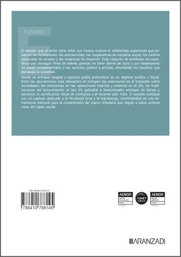 El Régimen Jurídico y Fiscal de las Entidades sin Fines Lucrativos y de las Empresas Sociales