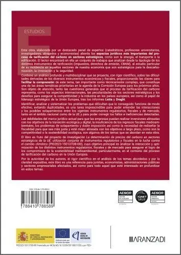 Aspectos Jurídicos de la Tarificación del Carbono en Sectores Estratégicos
