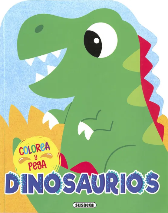 Dinosaurios. Colorea y Pega