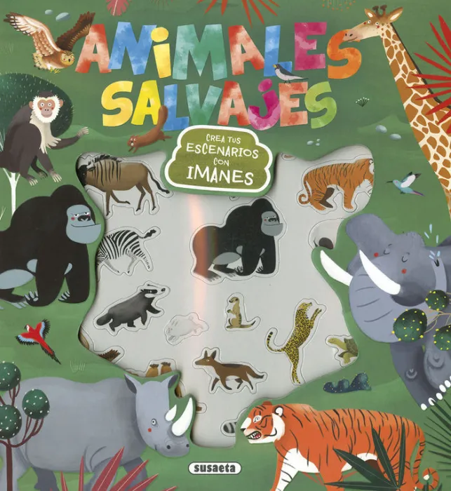 Animales Salvajes. Cea Tus Escenarios con Imanes