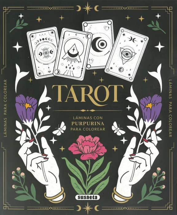 Tarot. Laminas con Purpurina para Colorear