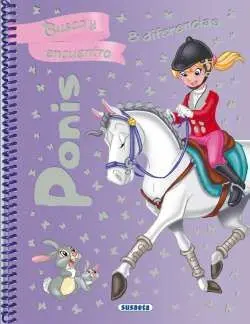 Ponis. Busca y Encuentra 8 Diferencias