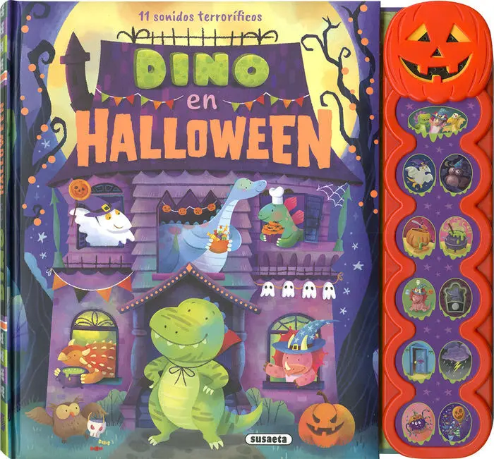Dino en Halloween