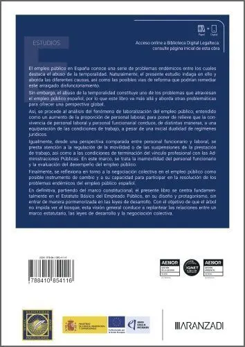 Empleo Publico: una Lectura Laboral a Partir de la Constitución Española
