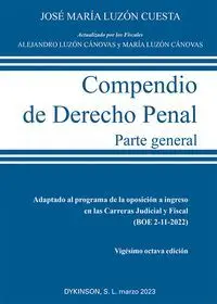 Compendio Derecho Penal. Parte General
